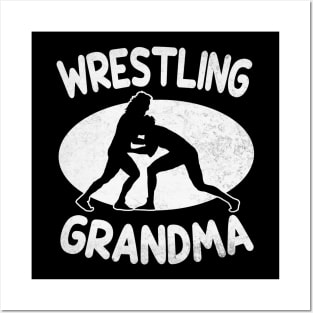 Funny Wrestling Grandma Wrestling Lover Mothers Day Posters and Art